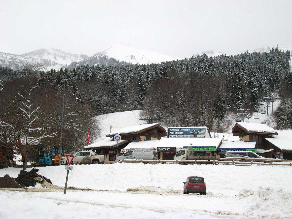 Appartement d'une chambre a Bernex a 50 m des pistes avec balcon et wifi Extérieur photo
